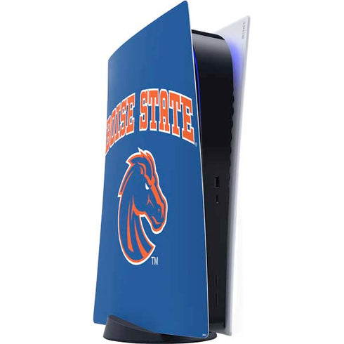 Boise State University Collegiate Text PS5 Digital Edition Console Skin